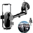 YULINLAND Support de téléphone de voiture. [2 en 1] Pare-brise et bouches d'aération à double fonction, 360°rotation, libre et rétractable