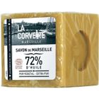 LACORVETTE La Corvette Marseille Cube de Savon de Marseille Olive Extra Pur Filmé 300g