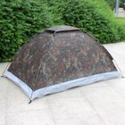 TOMTOP Tente de Camping pour 2 Personnes Seule Couche Imperméable Portable En Plein Air Camouflage