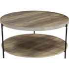 Table basse - Urban Living - Joya - 2 niveaux - Marron - Contemporain - Design