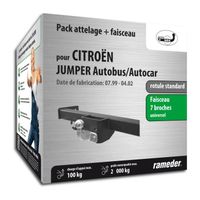 Attelage pour Citroën JUMPER Autobus-Autocar - 01-99-04-02 - rotule standard - AUTO-HAK - Faiseau universel 7 broches