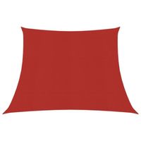 Fangming-Voile d'ombrage 160 g/m² Rouge 4/5x3 m PEHD