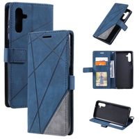 Coque Pour Samsung Galaxy A54 5G 6.4",Portefeuille Magnétique Etui en Cuir PU Flip case ,Bleu Antichoc Housse de Protection cover