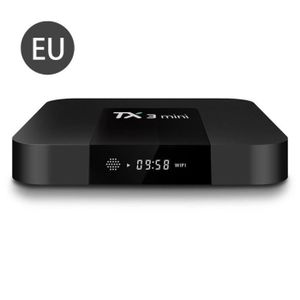 RÉCEPTEUR - DÉCODEUR   Plug 2G 16G EU - Mini boîtier Smart Tv TX3, Quad c