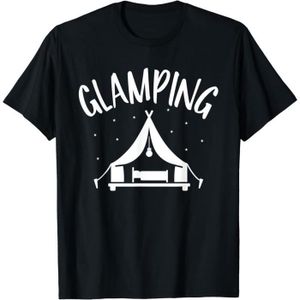 TENTE DE CAMPING Glamping De La Tente De Camping T-Shirt[u1352]