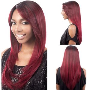 perruque femme rouge