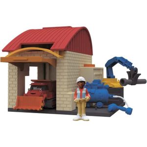 GARAGE Garage Pour Figurine - Toys 203133011 Bob Bricoleur Garage/Jeu De Nombreuses Fonctions Pelleteuse Buddel 10