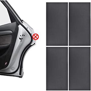 24x18x3cm, Noir Jaune pour Protéger les Portières de Voiture en les Appliquant aux Murs dans les Garages 4 pièces SNS SAFETY LTD Pare-chocs en Caoutchouc Mousse Adhésives 