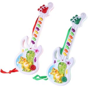 GUITARE 2pcs mini guitare électrique jouets enfants jouet 