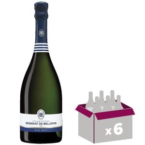 CHAMPAGNE Champagne Besserat De Bellefon Bleu - Lot de 6
