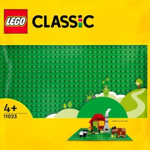 ASSEMBLAGE CONSTRUCTION LEGO® 11023 Classic La Plaque De Construction Verte 32x32, Socle de Base pour Construction, Assemblage et Exposition