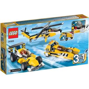 ASSEMBLAGE CONSTRUCTION LEGO Creator 31023 Les Bolides jaunes