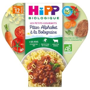 PLATS CUISINÉS Hipp Bio Les Petits Gourmets Assiette Pâtes Alphab