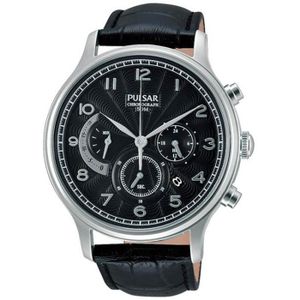 Montre Solaire Pulsar Pour Homme - Cadran Bleu/gris, étanche 100m - Occasion