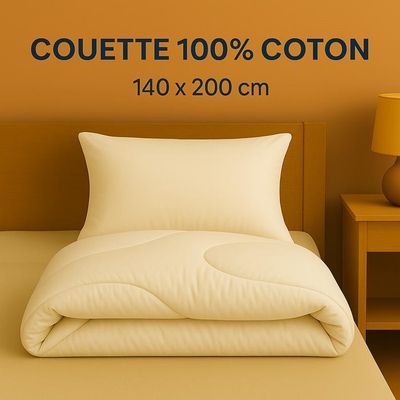 Pack Bébé Microfibre Couette 80x120 + Oreiller 40x60 Toutes Saisons – Doux, Léger Et Hypoallergénique – Mortreux