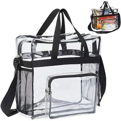 Kit De Fabrication Sac Fourre-tout Transparent Orifesio - PVC, DIY, Dimensions 25x15x21 Cm, Sangle 40 Cm