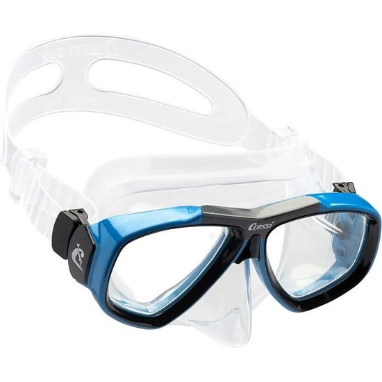 Masque De Plongée Et Snorkeling SEAC Giglio Adulte - Mono-verre, Silicone Hypoallergénique, Large Vision