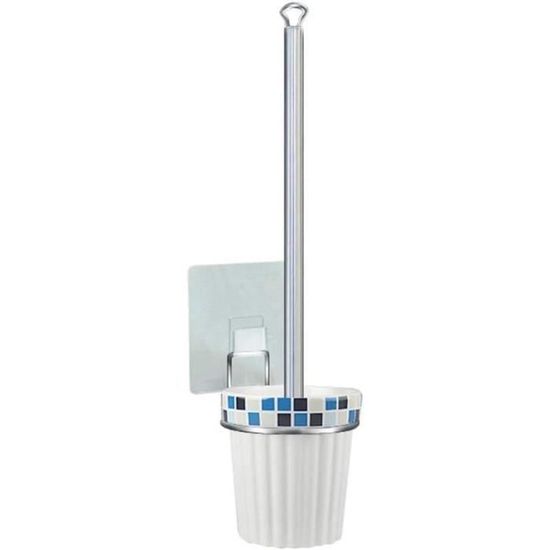 Acheter Brosse de toilette TPR à suspendre au mur avec ensemble de supports  brosse de cuvette de toilette baguette de toilette murale avec support à  séchage rapide brosse de nettoyage