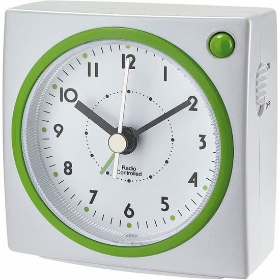 Réveil Numérique Radio-piloté TFA Dostmann 60.2543 Icon - Chiffres LED Lumineux Rouges