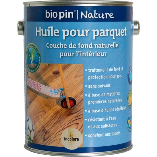 Huile pour parquet Incolore 2,5 L Intérieur Bois brut — free download