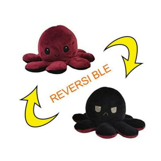 Peluche Pieuvre Reversible Content Triste Jouet Enfant Adulte Garcon Fille Neuf Fr Cdiscount Jeux Jouets