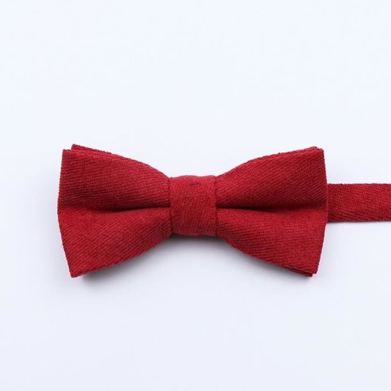 HOULIFE Nœud Papillon Enfant Garçon Réglable Velours Pré-Noué - Avec Boîte Cadeau