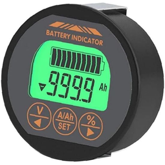 Testeur De Batterie QWORK - Voltmètre Amperemètre 8-80V 350A | Pour Voiture, Bateau, Camping-Car