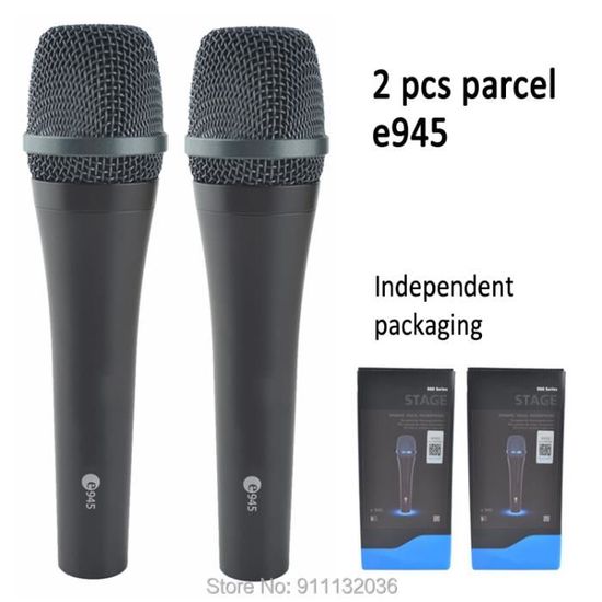 Microphone Studio Professionnel filaire dynamique Longueur: 18cm Argent -  Cdiscount TV Son Photo