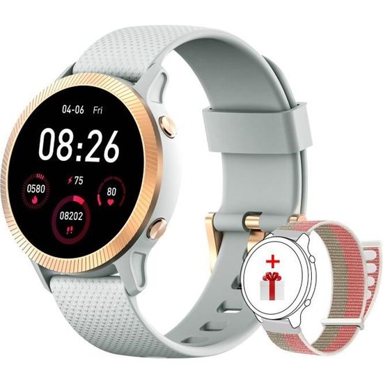 Blackview R30max Montre Connectée Femme Homme SmartWatch de Fitness