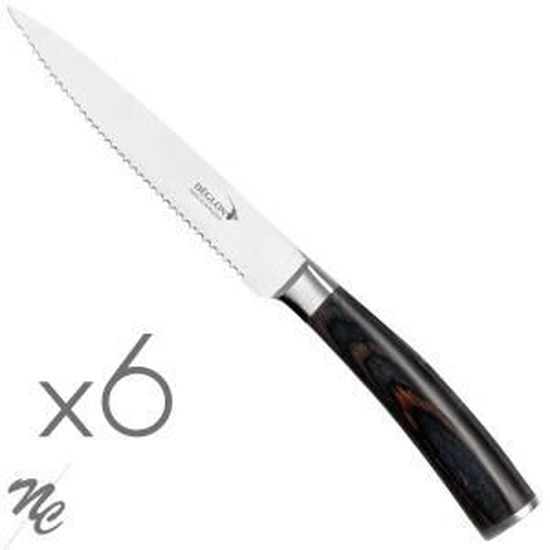 Couteau à steak lame lisse 11 cm acier deglon