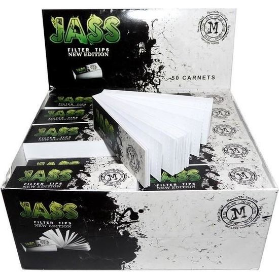 Filtres à Rouler JASS Soft Brown Edition - Taille M (6x2 Cm), 50 Carnets, Carton Naturel 140 G/m² - Fabriqué En France - 6