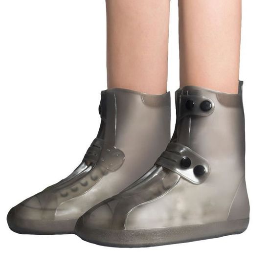 Cabirol Couvre-Chaussures De Vélo Respirants Avec Zip - Protection Anti-Pluie Et Boue Taille M/L/XL