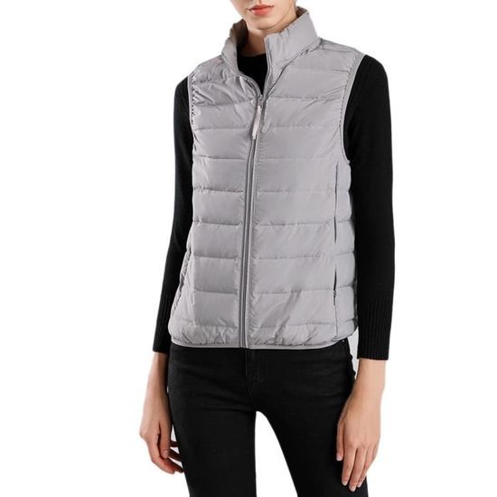 ORANDESIGNE Gilet Duvet Femme Ultra Chaud Veste Sans Manche