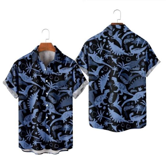 Chemise Patchwork De Loisirs Printemps Et été Pour Hommes Avec Revers à