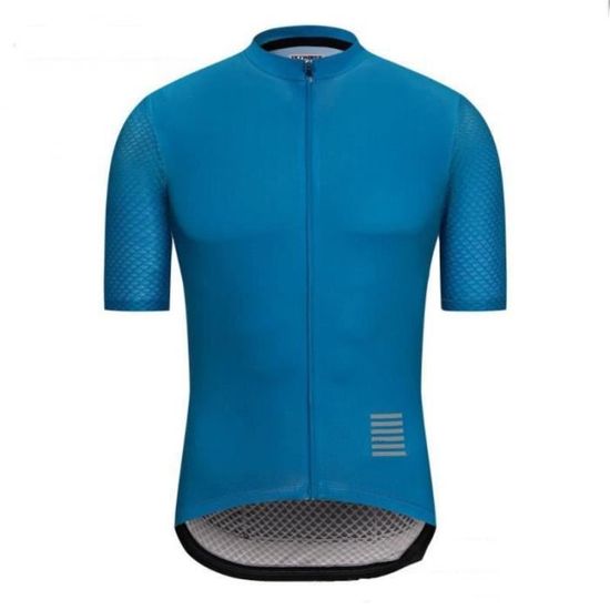 Maillot Cyclisme Homme Respirant Demi-manches - Taille S à XXL, Zip, Coupe Régulière, été