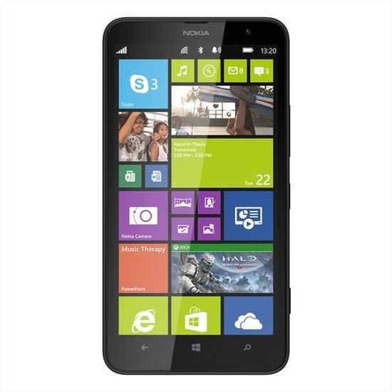 Smartphone Nokia Lumia 1320 Noir - Tout opérateur - 6" - 8 Go - Double SIM - 4G