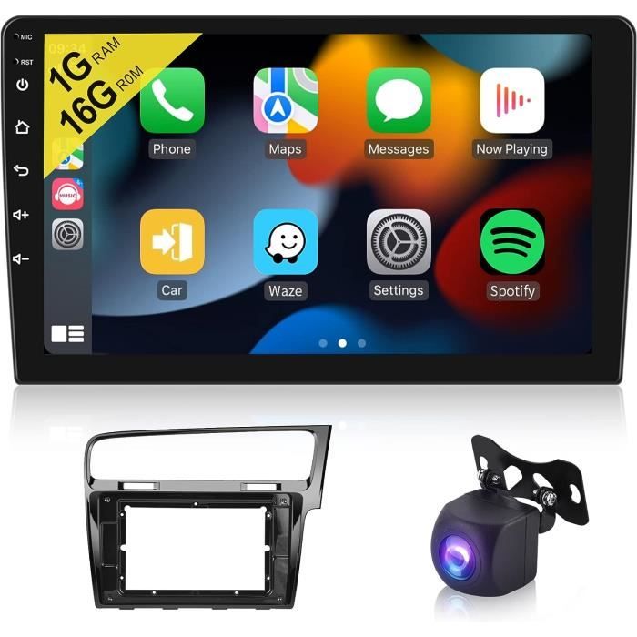 2023 Nouveau 8-Core] Android Autoradio 2+32GB Avec Sans Fil Carplay Android Auto 9" Écran