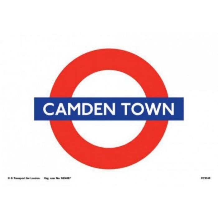 Londres Carte Postale Underground Camden Tow Cdiscount Maison