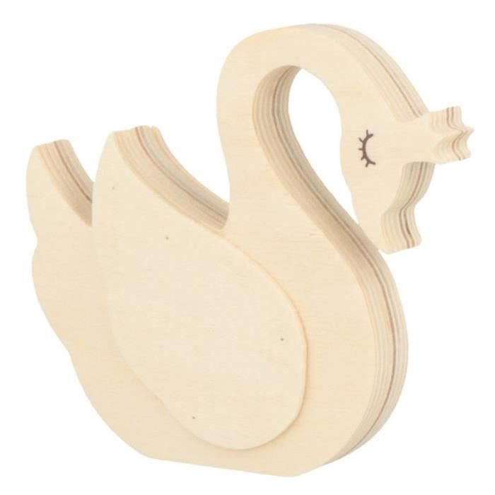 Cygne en Bois 'Artemio- Lovely Swan' 11 x 10 x 2 cm