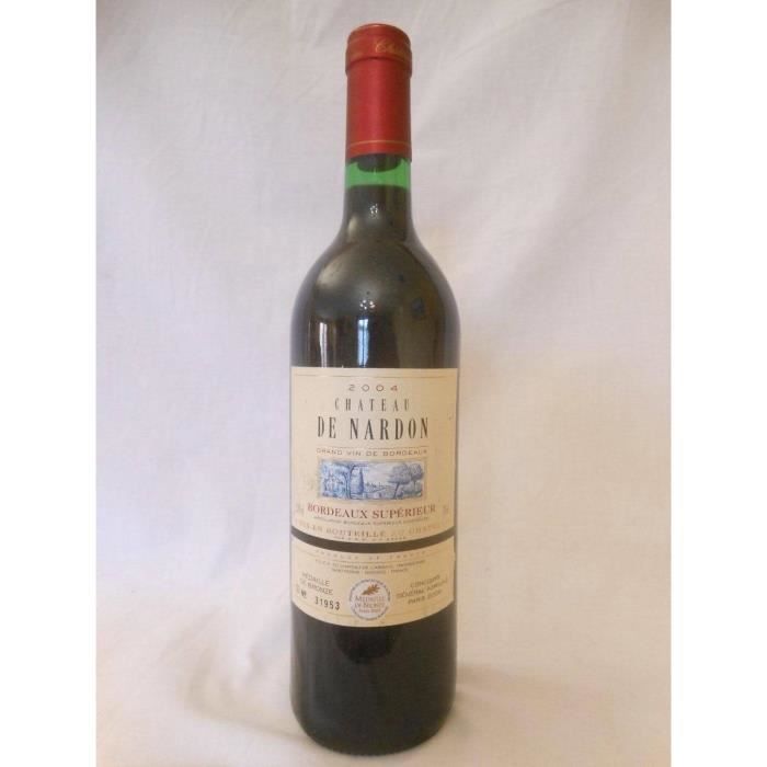 bordeaux supérieur château de nardon rouge 2004 - bordeaux france