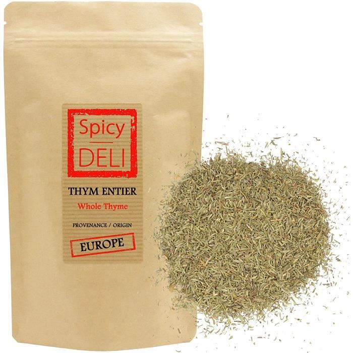 Thym Entier Séché 100gr - Sachet Kraft Refermable- de Qualité