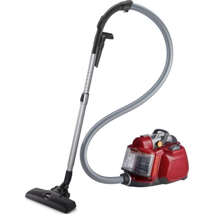 ELECTROLUX Aspirateur Sans sac 1,4L Rouge Framboise 650W 72dB Classe AACA Silencieux Rayon d'action 9m
