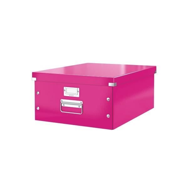 LEITZ Boîte de Rangement Click & Store A3 Rose
