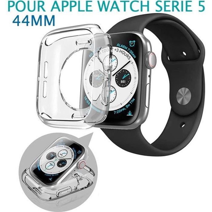 Coque protection transparent souple silicone gel apple watch série 5 44MM