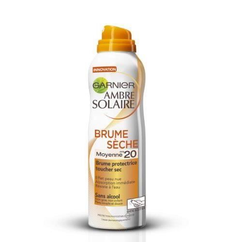 GARNIER Brume protectrice toucher sèche Ambre Solaire - FPS20 - 200ml