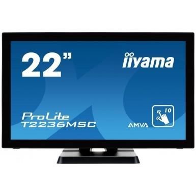 IIYAMA Ecran Tactile ProLite T2236MSC-B2 - 22- - FULL HD - Dalle AMVA - VGA/HDMI/DVI