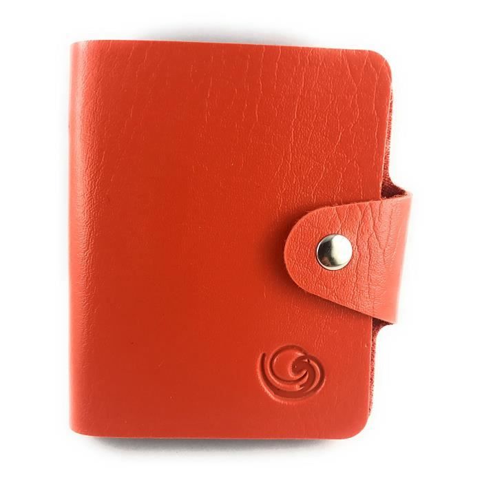 Mini classeur souple Lagiwa® ORANGE pour Cartes Pokemon Yugioh Magic