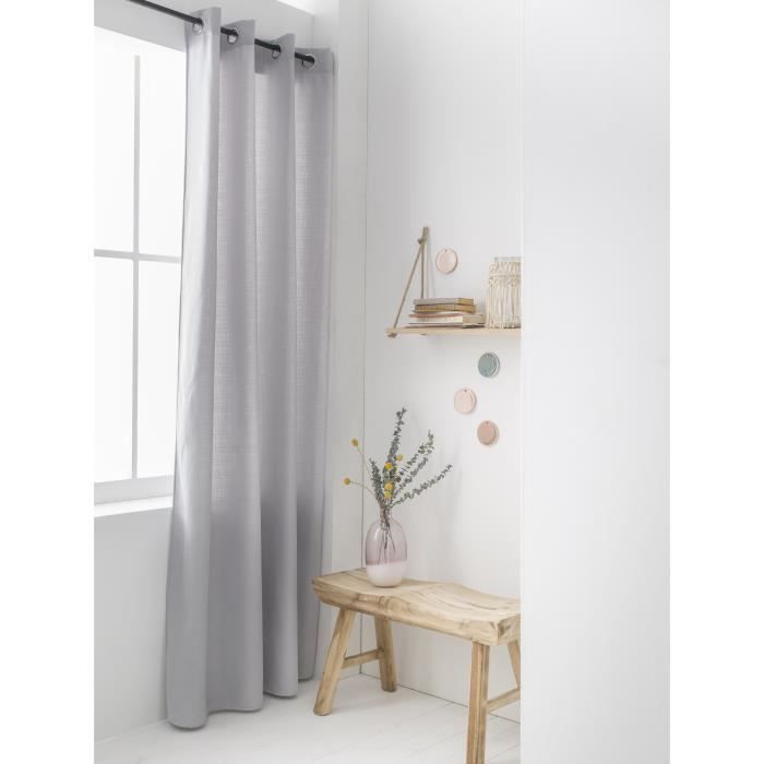 TODAY Rideau isolant STOCKHOLM FROZEN 140x240 cm gris