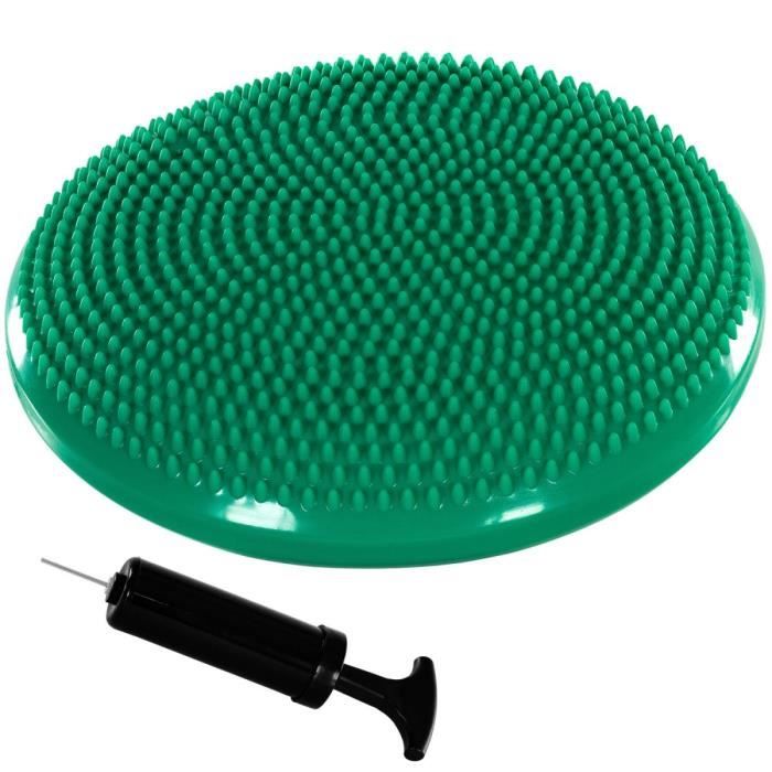 MOVIT Coussin d’assise et d’équilibre - dynamic Seat avec pompe incluse, sans substances nocives, diamètre 38 cm, couleur turquoise