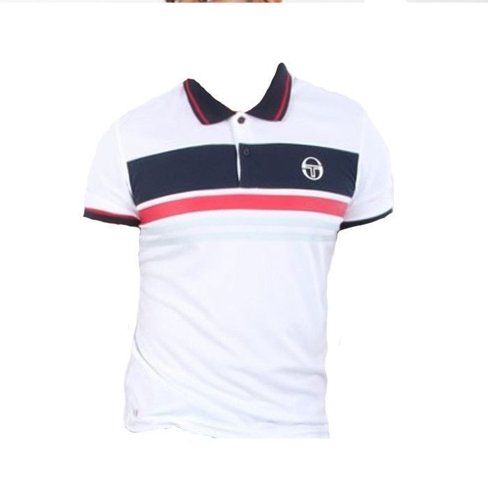 Polo blanc léger et logoté